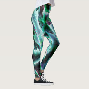 Carved Rauness von virtuellen Flüssen und Regenwal Leggings