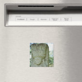 Carved Rock Sculpture Alte Maya Ruins Honduras Magnet (In Situ (Geschirrspüler))