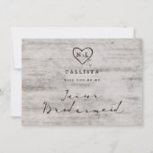 Carved Sweetheart Be My Junior Bridesmaid Vorschla (Vorderseite)