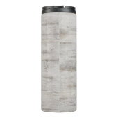 Carved Sweethearts Rustic Monogram Future Mrs. Thermosbecher (Rückseite)