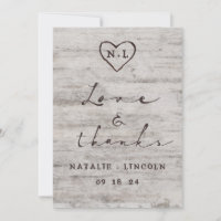 Carved Sweethearts Rustic Wedding Liebe und vielen