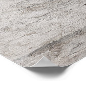 Carved Sweethearts Rustic Wedding Welcome Sign Poster (Ecke)