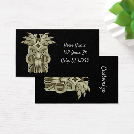 Carved Tiki Sculpture Thunder (Schreibtisch)