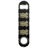 Carved Tiki Sculpture Thunder Speed Flaschenöffner (Rückseite)