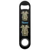 Carved Tiki Sculpture Thunder Speed Flaschenöffner (Vorderseite)