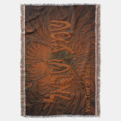 Carved Wood Shema Yisrael Decke (Vorderseite Vertikal)