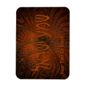 Carved Wood Shema Yisrael Magnet (Vertikal)