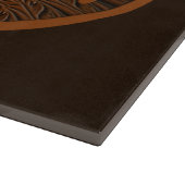 Carved Wood Shema Yisrael Schneidebrett (Ecke)