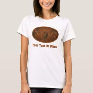 Carved Wood Shema Yisrael T-Shirt