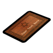 Carved Wood Star von David Magnet (Linke Seite)