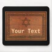 Carved Wood Star von David Mousepad (Vorne)