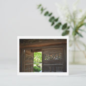 Carved, Wooden Gates: Zojoji Tempel, Tokio Postkarte (Stehend Vorderseite)