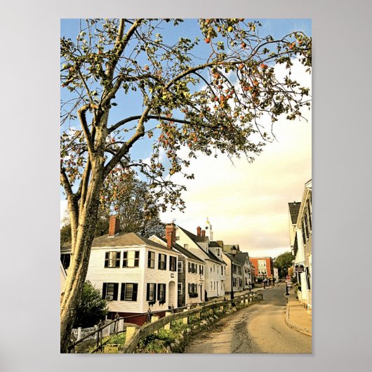 Carver und Leyden Streets, Plymouth, Massachusetts Poster (Vorne)