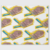 Carving Meat Geschenkpapier (Flach)