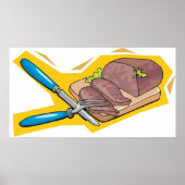 Carving Meat Poster (Vorne)