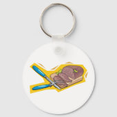 Carving Meat Schlüsselanhänger (Rückseite)