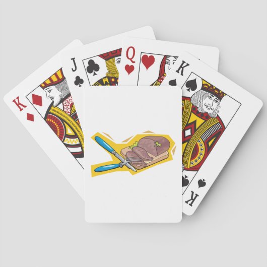 Carving Meat Spielkarten (Rückseite)
