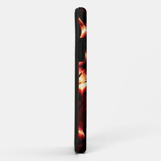 Carvingfeuer auf dunklem Hintergrund Case-Mate iPhone Hülle (Hinten/Rechts)