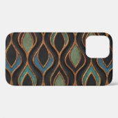 Carvingwellen: Bronze-Kupfer-Textur Case-Mate iPhone Hülle (Rückseite (Horizontal))