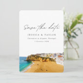 Carvoeiro - Portugal - Foto Save the Date Einladung (Stehend Vorderseite)