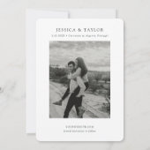 Carvoeiro - Portugal - Foto Save the Date Einladung (Rückseite)