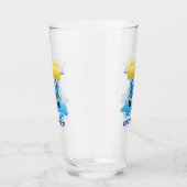 Carwash-Cartoon Glas (Rechts)
