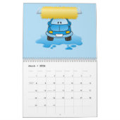 Carwash-Cartoon Kalender (Mär 2026)