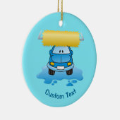 Carwash-Cartoon-Keramik Keramik Ornament (Rechts)