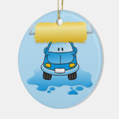 Carwash-Cartoon Keramikornament (Links)