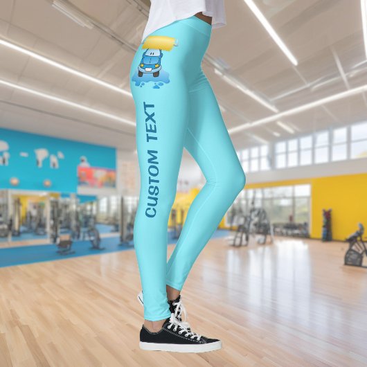 Carwash Cartoon Leggings