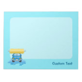 Carwash-Cartoon-Notizblock Notizblock (Vorderseite)