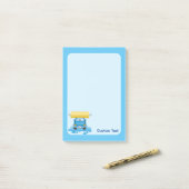 Carwash-Cartoon Post-it Klebezettel (Auf Schreibtisch)