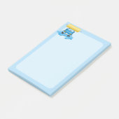 Carwash-Cartoon Post-it Klebezettel (angewinkelt)
