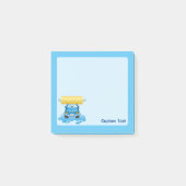 Carwash-Cartoon Post-it Klebezettel (Vorderseite)