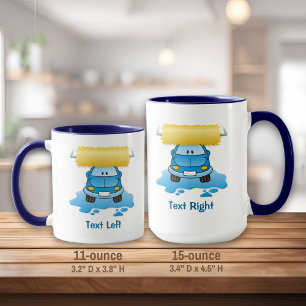 Carwash-Cartoon-Tasse Tasse