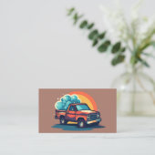 CARWASH customer loyalty punch card Treuekarte (Stehend Vorderseite)