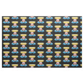 Carwash Pig Cartoon Pattern Stoff (Fat Quarter (45,7 x 55,9 cm))