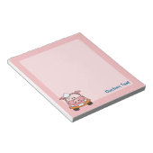 Carwash Pig Cartoons Notepad Notizblock (angewinkelt)