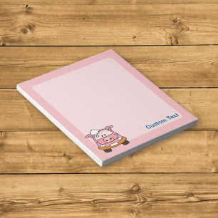 Carwash Pig Cartoons Notepad Notizblock