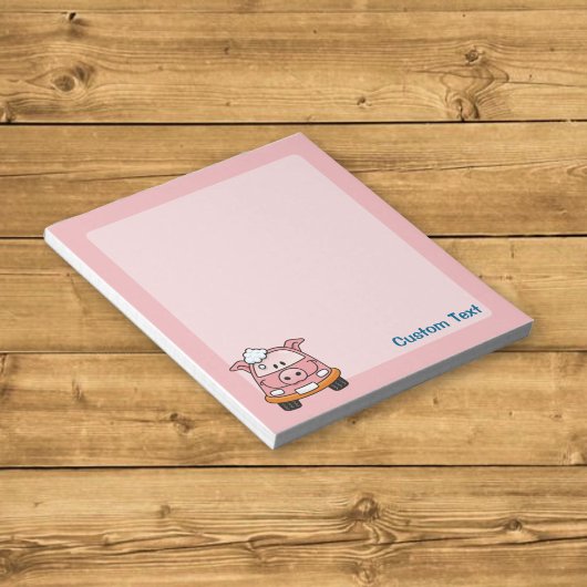 Carwash Pig Cartoons Notepad Notizblock