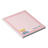 Carwash Pig Cartoons Notepad Notizblock (angewinkelt)