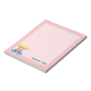 Carwash Pig Cartoons Notepad Notizblock