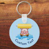 Carwash Pig Keychain Schlüsselanhänger (Vorderseite)