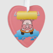 Carwash Pig Ornament (Vorderseite)