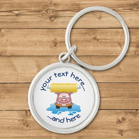 Carwash Pig Schlüsselanhänger