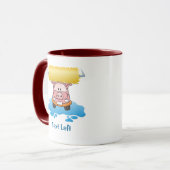Carwash Pig Tasse (Vorderseite Links)