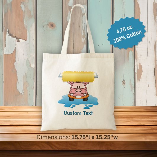 Carwash Pig Tote Bag Tragetasche