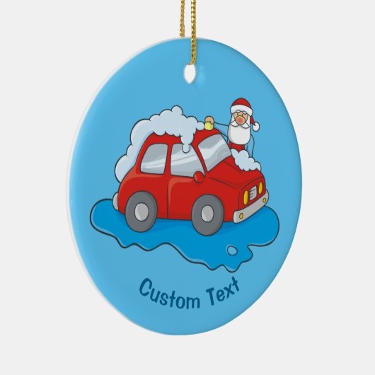 Carwash Santa Ornament (Rechts)