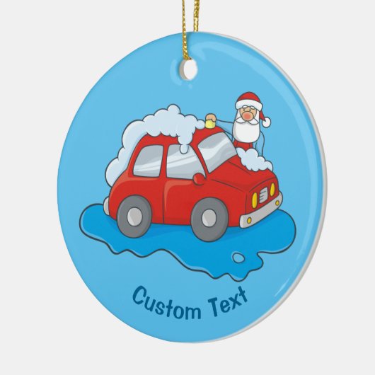 Carwash Santa Ornament (Links)