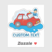 Carwasman Aufkleber (Blatt)